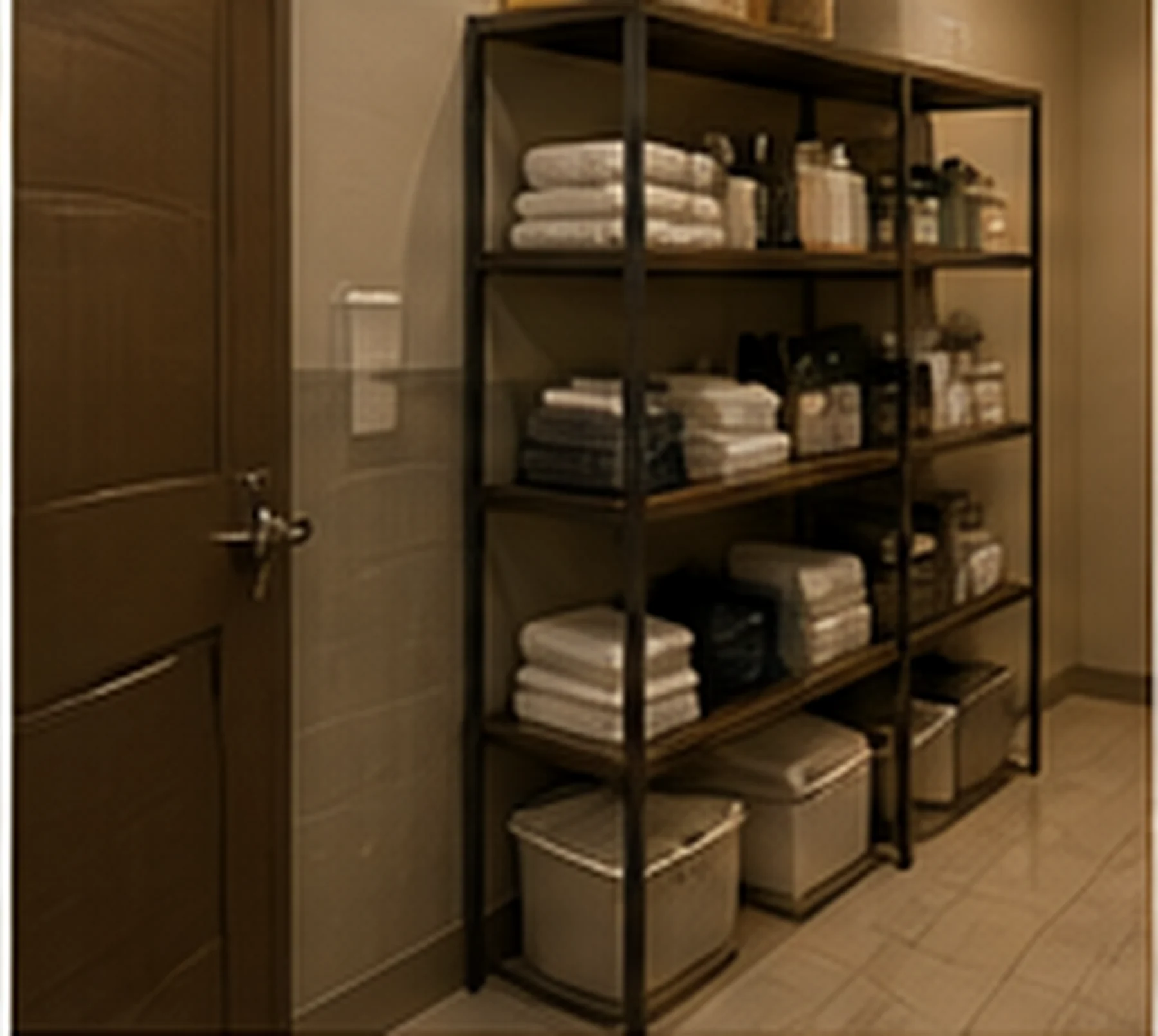 Linen and storage room