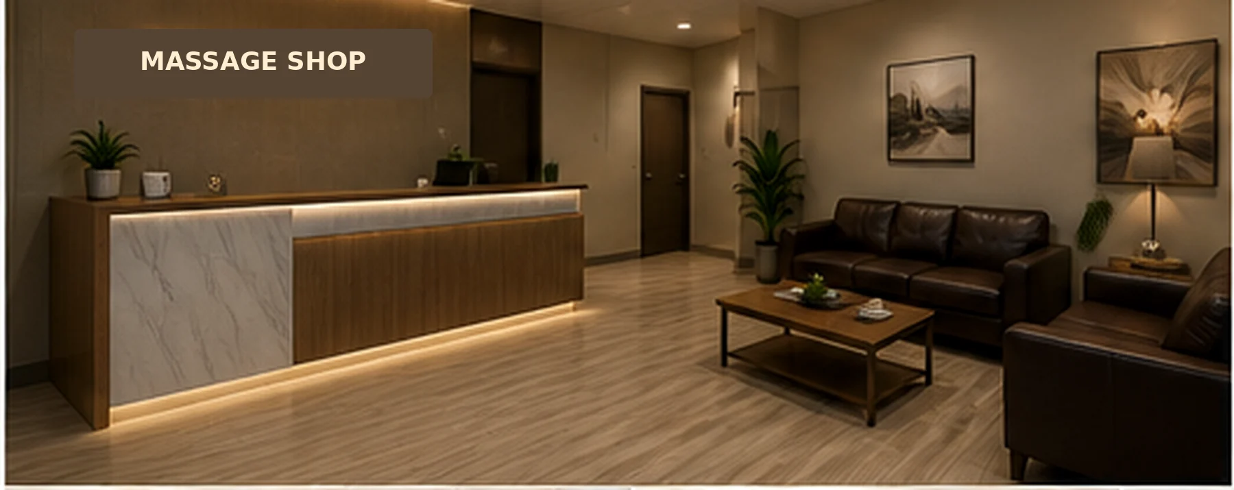 Reception and waiting area