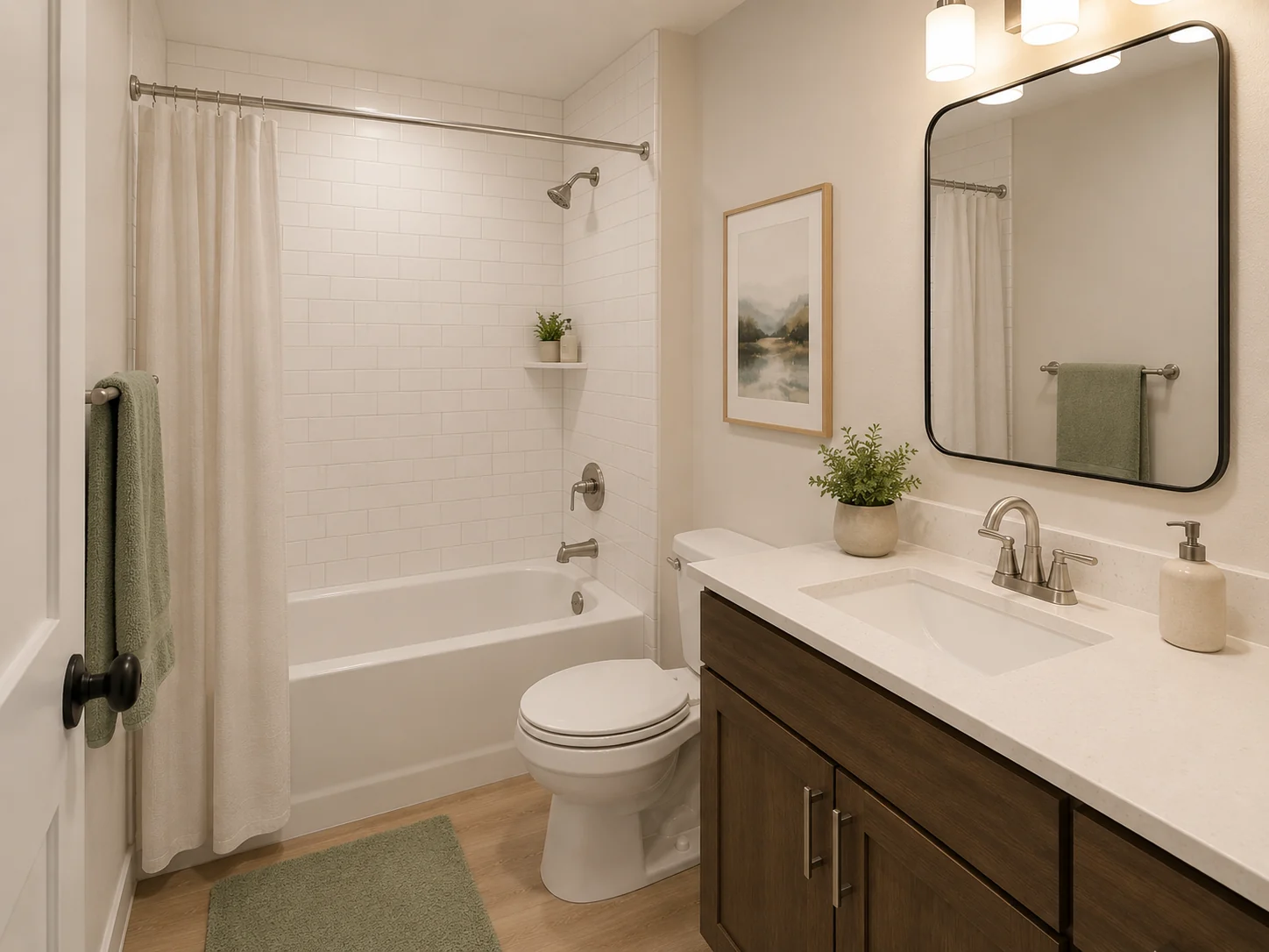 Unit interior — bathroom