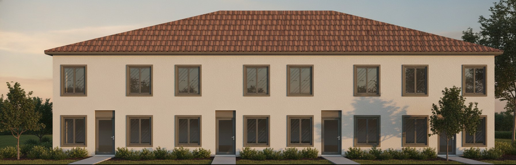 Exterior front rendering